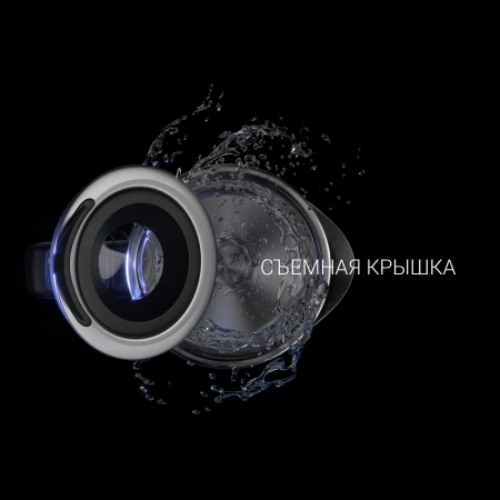 Чайник электрический Polaris PWK 1725CGLD 1.7л. 2200Вт серебристый матовый корпус: стекло/металл
