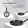 Сковорода Rondell Infinity RDA-571 круглая 24см покрытие: Xylan Plus ручка несъемная (без крышки) черный