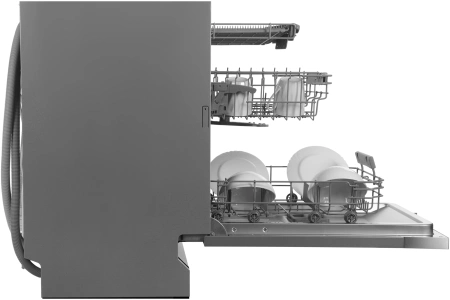 Посудомоечная машина встраив. Hyundai HBD 488 2100Вт узкая серебристый