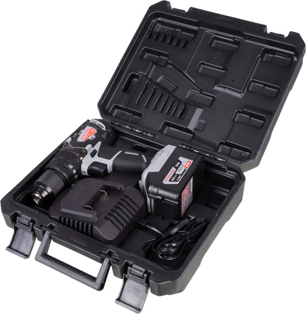 Дрель-шуруповерт Интерскол ДАУ-13/18В аккум. патрон:быстрозажимной (кейс в комплекте) (574.4.1.70)