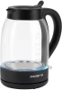Чайник электрический Polaris PWK 1797CGL 1.8л. 2200Вт черный корпус: стекло