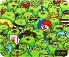 Коврик для мыши Cactus Frogs 300x250x3мм (CS-MPC-D09M)