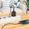 Сетевое зар./устр. Hoco N32 Glory Black 30W (PD+QC+AFC) USB-C универсальное черный