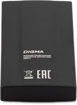 Накопитель SSD Digma USB3.2 Gen2x2 4TB DGSM8004T2MGG MEGA X 1.8" темно-серый