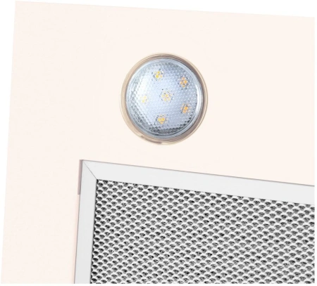 Вытяжка встраиваемая Maunfeld Crosby Singl 60 бежевый управление: кнопочное (1 мотор)