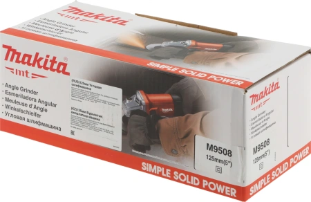 Углошлифовальная машина Makita M9508 720Вт 11000об/мин рез.шпин.:M14 d=125мм