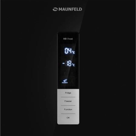 Холодильник Maunfeld MFF200NFBE черный (двухкамерный)