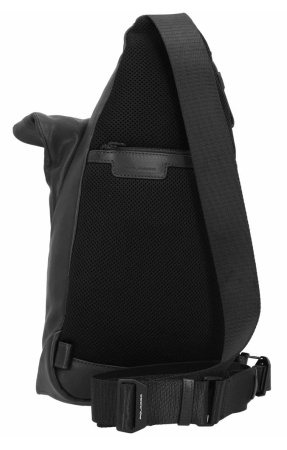 Рюкзак слинг унисекс Piquadro Harper CA5678AP/N черный кожа