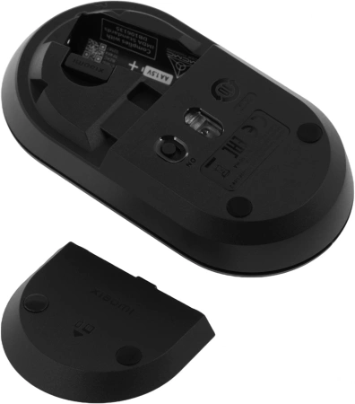 Мышь Xiaomi Wireless Mouse Lite 2 черный оптическая 1000dpi беспров. USB для ноутбука 2but (BHR8916GL)