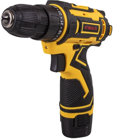 Дрель-шуруповерт Eurolux ДА-12/2-1Li аккум. патрон:быстрозажимной (72/14/68)