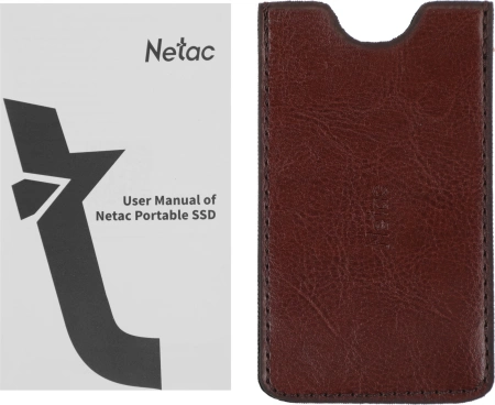 Накопитель SSD Netac USB-C 2000Gb NT01Z9-002T-32BK Z9 1.8" черный