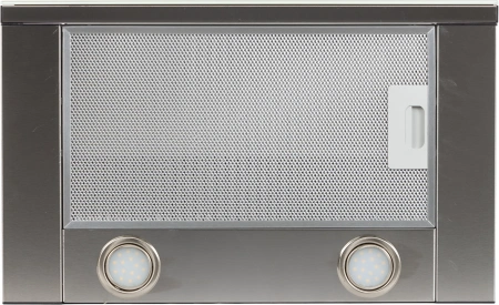 Вытяжка встраиваемая Elikor Интегра Glass 50Н-400-В2Д нержавеющая сталь/стекло бежевое управление: кнопочное (1 мотор)