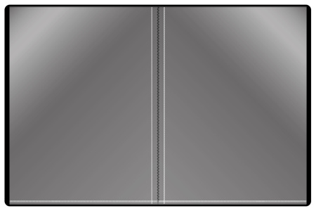 Папка с 10 прозр.вклад. Silwerhof Perlen 292911-77 A4 0.6мм карман серебристый