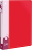 Папка на 2-х кольцах Бюрократ -0818/2RRED A4 пластик 0.7мм кор.18мм внутр. с вставкой красный