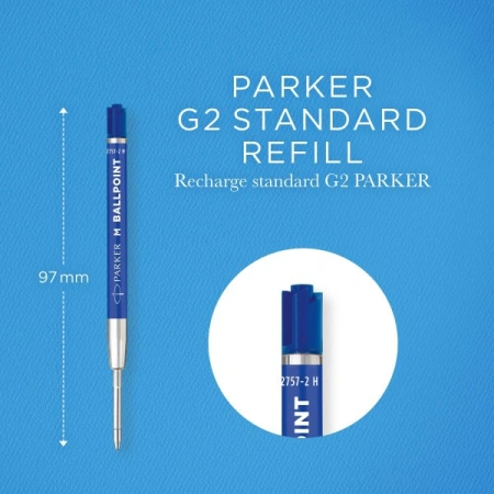 Стержень шариковый Parker QuinkFlow Basic Z09 (CW2166550) M 1мм синие чернила без упак.