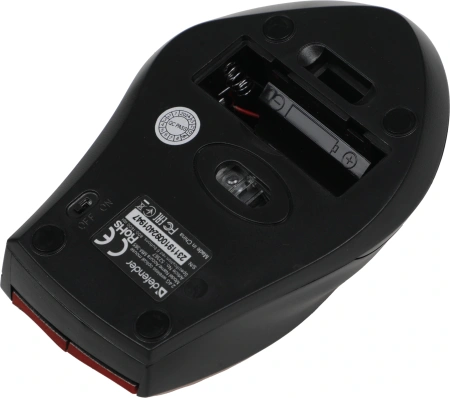 Мышь Defender Accura MM-365 красный оптическая 1600dpi беспров. USB 5but (52367)