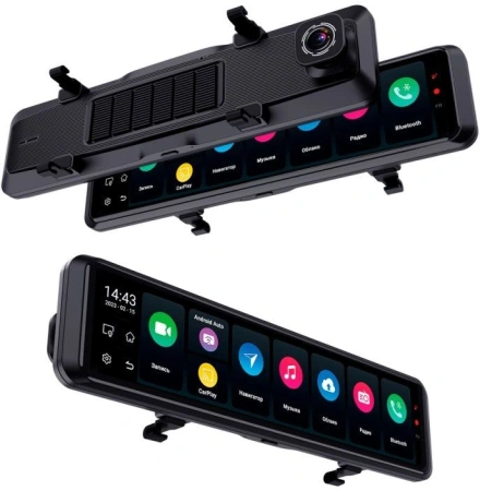 Видеорегистратор TrendVision aMirror 15 Android UNIVERSE черный 1080x1920 1080p 140гр. GPS внутренняя память:64Gb UIS8581A