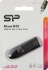 Флеш Диск Silicon Power 64Gb Blaze B25 SP064GBUF3B25V1K USB3.0 черный