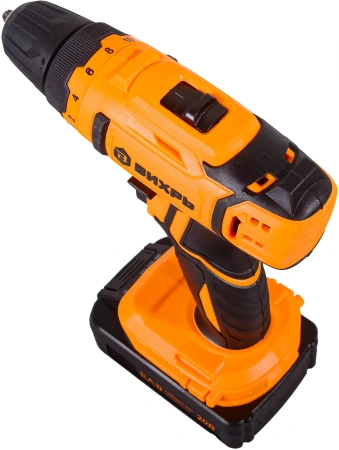 Дрель-шуруповерт Вихрь ДА-20Л-2КА аккум. патрон:быстрозажимной (кейс в комплекте) (72/14/36)