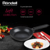 Сковорода Rondell Loft RDA-1145 круглая 28см покрытие: TriTitan ручка несъемная (без крышки) черный