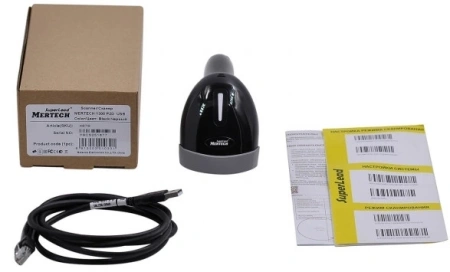 Сканер штрих-кода Mertech 1300GS 2m 2D черный (4895)