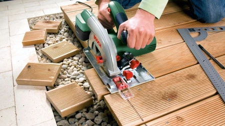 Циркулярная пила (дисковая) Bosch PKS 55 A 1200Вт (ручная) D диска.:160мм (0603501020)