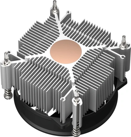 Устройство охлаждения(кулер) PcCooler R95-I Soc-1200/1700/1851 серебристый/черный 4-pin 31.2dB Al+Cu 95W 400gr Ret (R95-XXNIXX-GL)