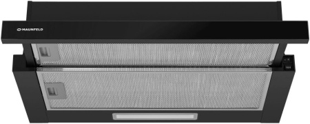 Вытяжка встраиваемая Maunfeld Clyde 60 черный управление: кулис.перекл.