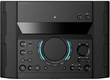Минисистема Sony Shake-X10 черный 1200Вт/CD/CDRW/DVD/DVDRW/FM/USB/BT