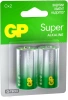Батарея GP Super G-Tech Alkaline 14A LR14 C (2шт) блистер