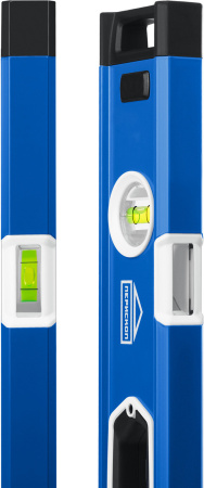 Уровень Зубр Эксперт 34572-200 пузырьковый 3глаз. магнит. синий/черный
