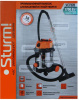 Строительный пылесос Sturm! VC7320 1700Вт (уборка: сухая/влажная) оранжевый