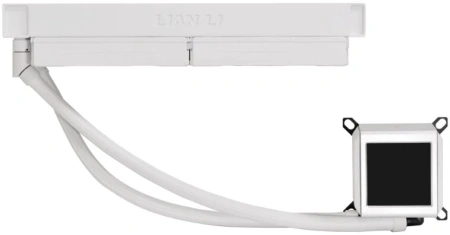 Система водяного охлаждения Lian-Li Galahad II LCD 280 ARGB Soc-AM5/AM4/1200/1700/1851 белый26.7dB Al+Cu LCD Ret (G89.GA2ALCD28W.R0)