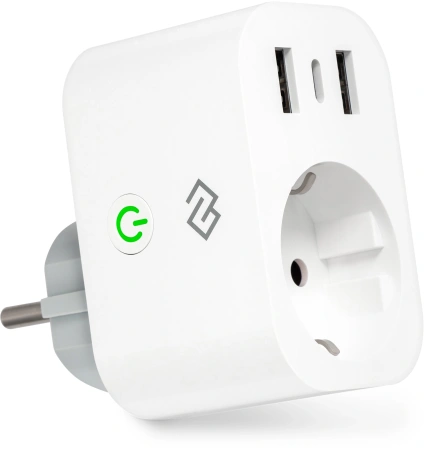 Умная розетка Digma DiPlug 500 EU Wi-Fi белый (TY1910)