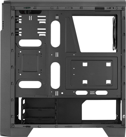 Корпус Aerocool Ore Saturn FRGB-G-BK-v1 черный без БП ATX 3x120mm 2xUSB2.0 1xUSB3.0 audio bott PSU
