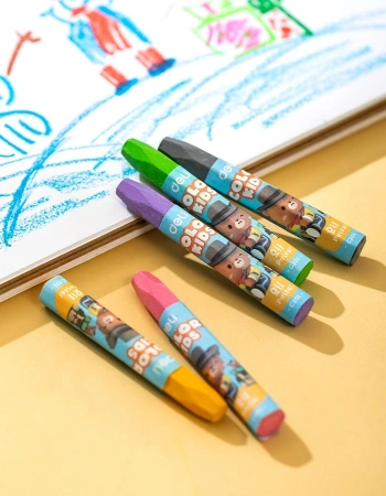 Масляная пастель Deli EC20114 Color Emotion шестигранные 18цв. пл.кор.