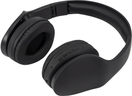 Гарнитура накладные Hyundai H-HP104 черный беспроводные bluetooth оголовье (HHP104B)