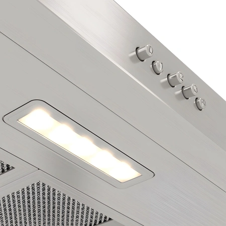 Вытяжка встраиваемая Elikor ECO XS 60 нержавеющая сталь управление: кнопочное (1 мотор)