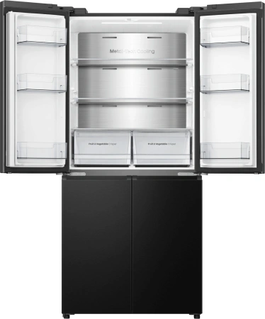 Холодильник Hisense RQ5P470SAF1 3-хкамерн. черный инвертер