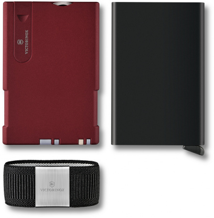 Швейцарская карта Victorinox Smart Card Wallet Iconic Red (0.7250.13) красный коробка подарочная