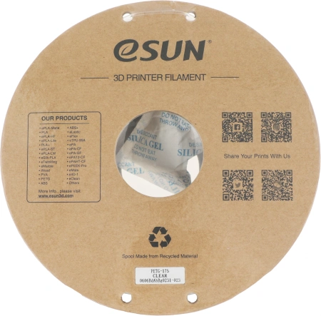 Пластик для принтера 3D Esun PETG175T1P1 PETG d1.75мм 1кг 1цв.