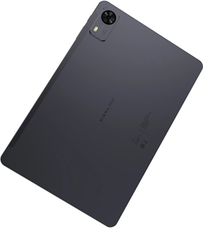 Планшет Digma Pro Zoom T606 (1.6) 8C RAM6Gb ROM128Gb 10.1" IPS 1920x1200 4G 2Sim Android 14 темно-серый 13Mpix 5Mpix BT WiFi microSD 1Tb 7000mAh 24hr 94hrs