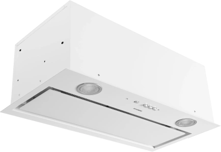 Вытяжка встраиваемая Hyundai HBB 6036 WG белый управление: кнопочное (1 мотор)