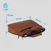 Сумка для ноутбука Piquadro Black Square CA4021B3/TM темно-коричневый натур.кожа
