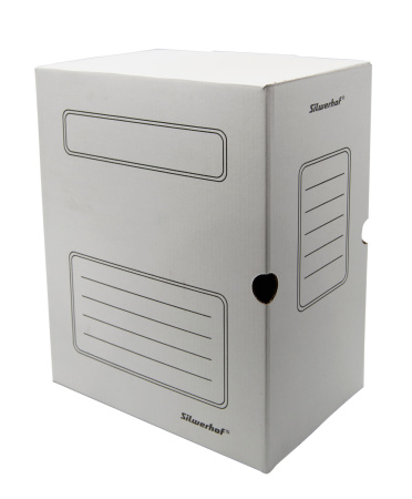 Короб архивный Silwerhof КА-150БЕЛЫЙ микрогофрокартон корешок 150мм 260x325x150мм белый