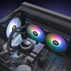 Система водяного охлаждения Thermaltake TH280 V2 Ultra ARGB Soc-AM5/AM4/1200/1700/1851 черный 4-pin 34.7dB Al+Cu LCD Ret (CL-W385-PL14SW-A)