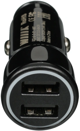 Автомобильное зар./устр. Wiiix UCC-5-2-01-ANT 2.4A (PD) 2xUSB универсальное черный