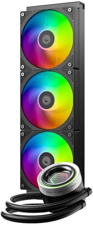 Система водяного охлаждения ID-Cooling FX360 Inf ARGB Soc-AM5/AM4/1200/1700/1851 черный 4-pin 27.2dB Al+Cu 350W Ret