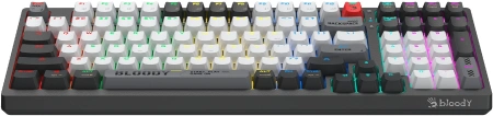 Клавиатура A4Tech Bloody WS98 механическая черный/белый USB беспроводная BT/Radio Multimedia for gamer LED (WS98)
