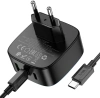 Сетевое зар./устр. Hoco CS33A 30W 3A+2.5A+2A+1.5A (PD+QC) 2xUSB/USB type-C универсальное серый (PD30W(TYPE-C TO TYPE-C) 17536)